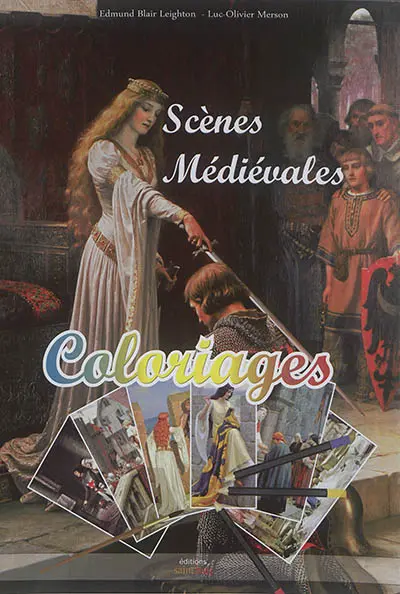 Scènes médiévales : coloriages
