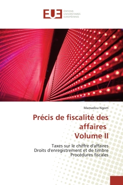 Précis de fiscalité des...