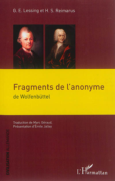 Fragments de l'anonyme de Wolfenbüttel