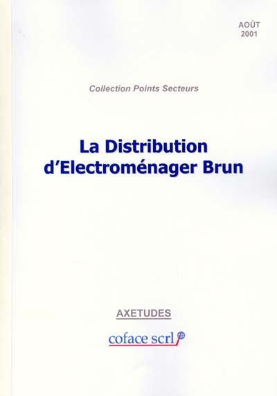 La distribution d'électroménager brun