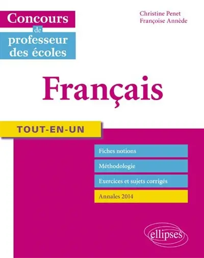 Français, concours de professeur des écoles : tout-en-un