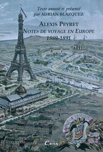 Notes de voyage en Europe, 1889-1891