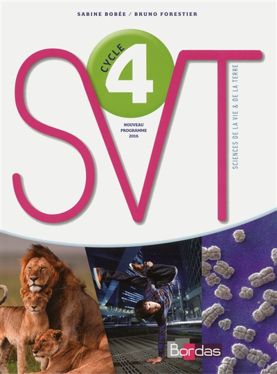 SVT, sciences de la vie et de la terre, cycle 4 : nouveau programme 2016