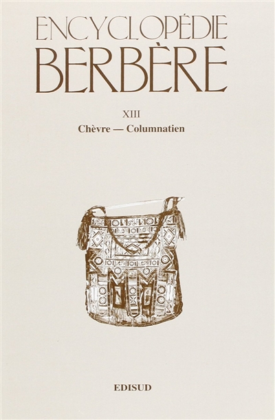 Encyclopédie berbère. Vol. 13. Chèvre-Columnatien