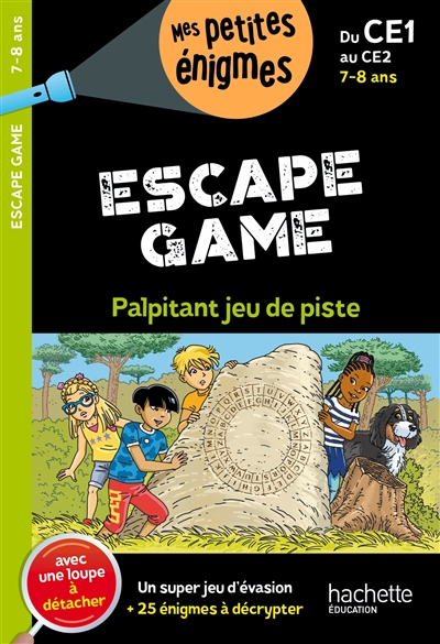 Palpitant jeu de piste : escape game : du CE1 au CE2, 7-8 ans