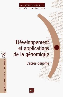 Développement et applications de la génomique : l'après-génome