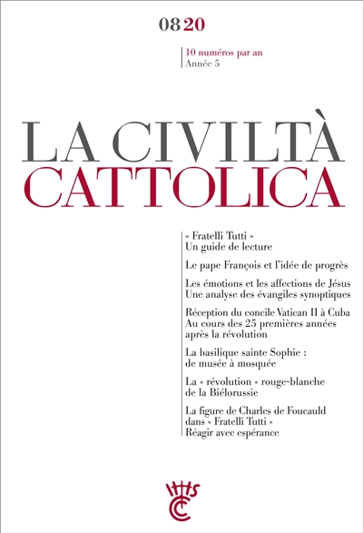Civiltà cattolica (La), n° 8 (2020)