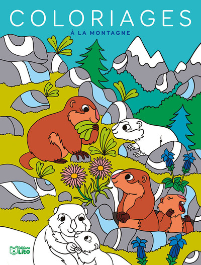 A la montagne : coloriages