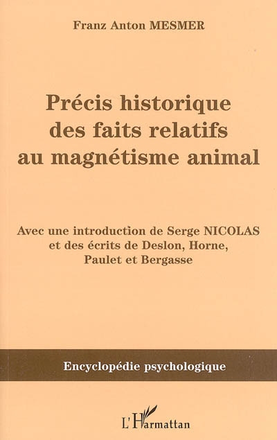 Précis historique des faits relatifs au magnétisme animal : 1781