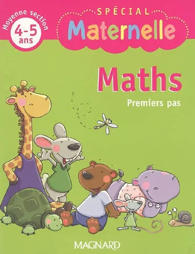 Maths, moyenne section, 4-5 ans : premiers pas