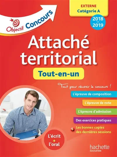 Attaché territorial : tout-en-un : externe, catégorie A, 2018-2019