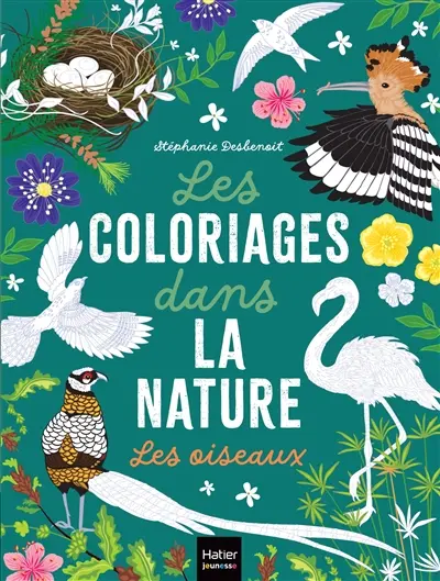 Les coloriages dans la nature. Les oiseaux