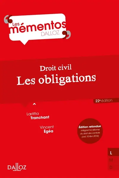 Droit civil : les obligations