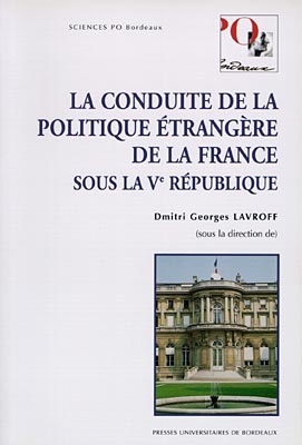La conduite de la politique étrangère de la France sous la Ve République : conclusion de M. Alain Juppé, ministre des Affaires étrangère, Bordeaux, le 7 avril 1995