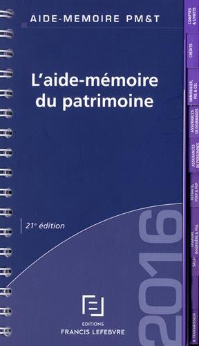 L'aide-mémoire du patrimoine