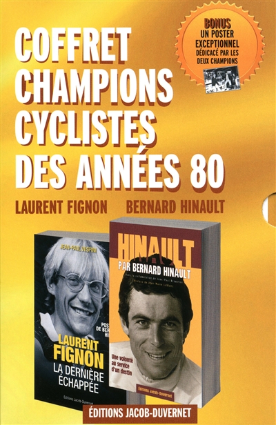Coffret champions cyclistes des années 80