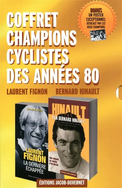 Coffret champions cyclistes des années 80