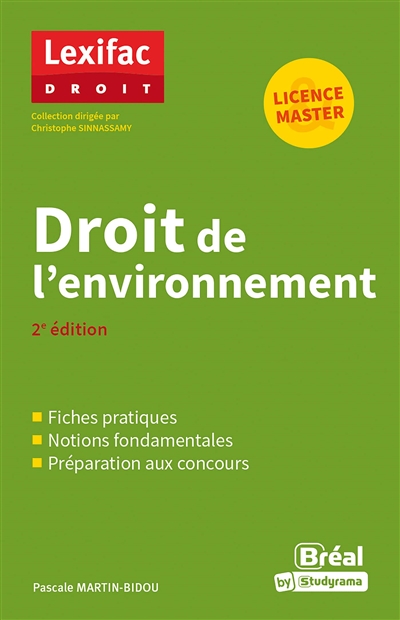 Droit de l'environnement : licence & master
