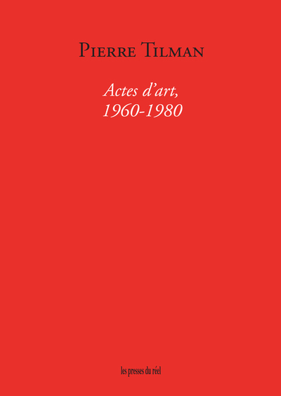Actes d'art : 1960-1980