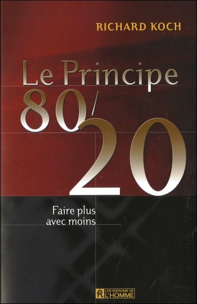 Le principe 80/20 : faire plus avec moins