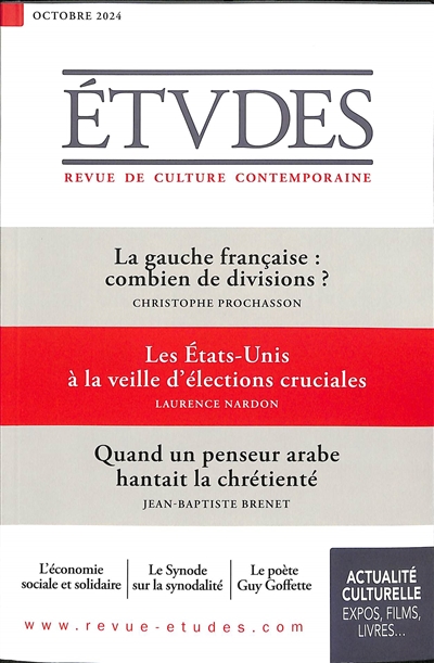 etudes, n° 4319