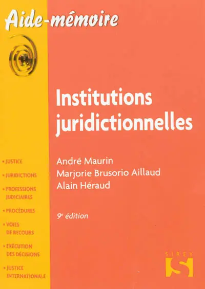 Institutions juridictionnelles