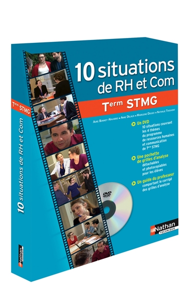 Coffret 10 situations de ressources humaines et de communication, terminale STMG