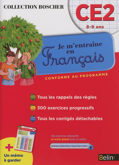 Je m'entraîne en français : CE2, 8-9 ans