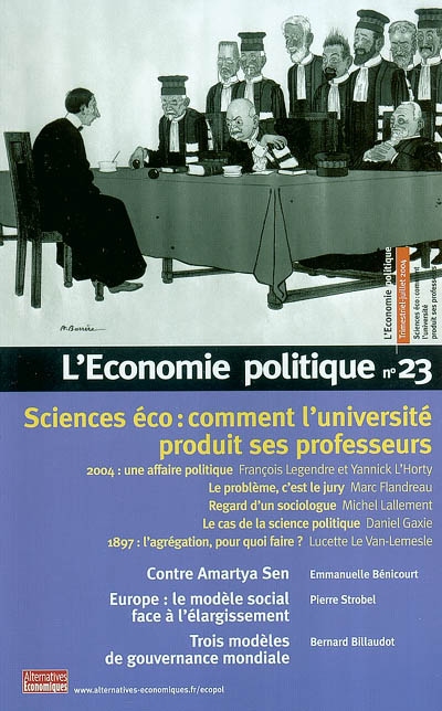 Economie politique (L'), n° 23. Sciences éco : comment l'université produit ses professeurs
