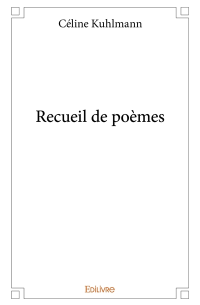 Recueil de poèmes