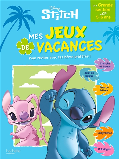 Mes jeux de vacances Stitch...