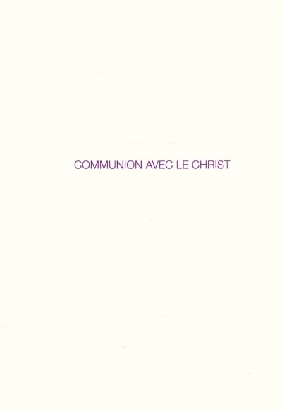 Dialogue sur l'éveil : communion avec le Christ
