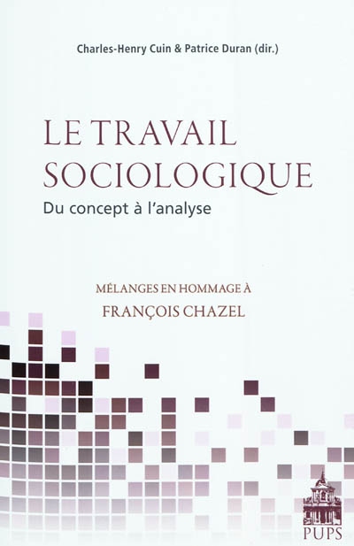 Le travail sociologique : du concept à l'analyse : mélanges en hommage à François Chazel