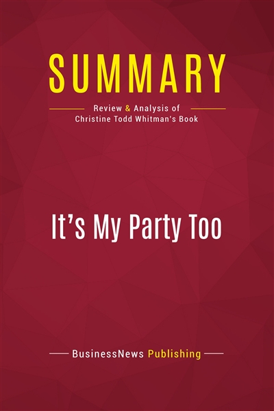 Summary : It's My Party Too...