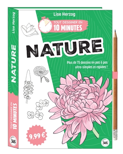 Nature : plus de 75 dessins en pas-à-pas ultra-simples et rapides !