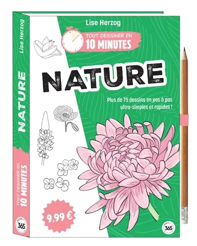 Nature : plus de 75 dessins en pas à pas ultra-simples & rapides !
