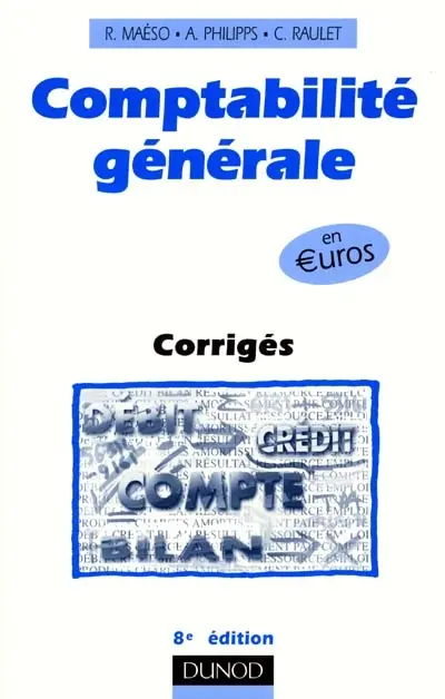 Comptabilité générale : corrigés
