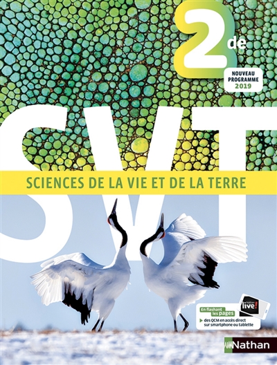 SVT, sciences de la vie et de la Terre 2de : nouveau programme 2019