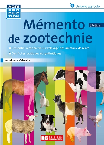 couverture du livre Mémento de zootechnie