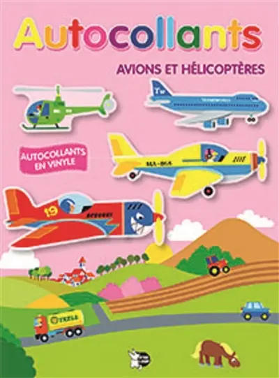 Autocollants avions et hélicoptères : autocollants en vinyle