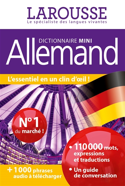 Allemand : dictionnaire mini : français-allemand, allemand-français. Deutsch : Miniwörterbuch : Französisch-Deutsch, Deutsch-Französisch