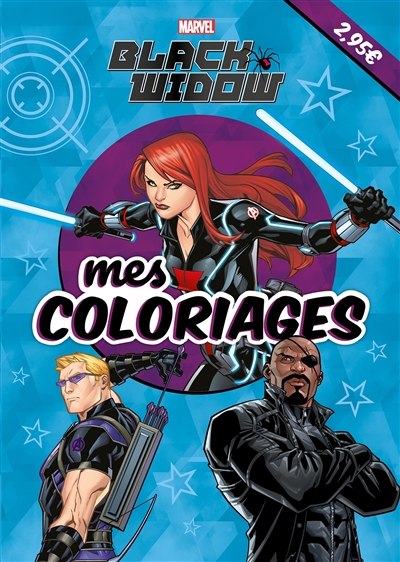 Black Widow : mes coloriages