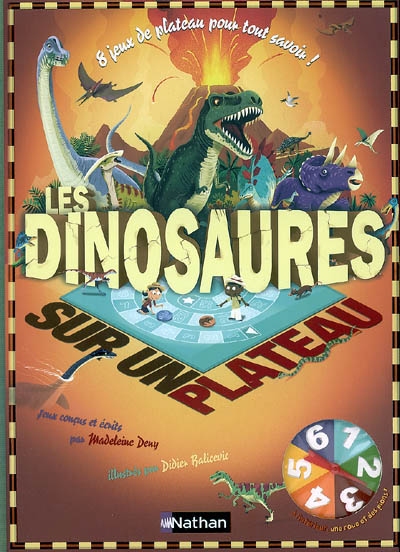 Les dinosaures : 8 jeux de plateau pour tout savoir !