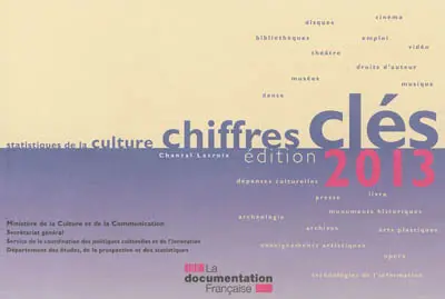 Statistiques de la culture : chiffres clés édition 2013