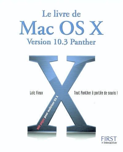Le livre de Mac OS X version 10.3 Panther