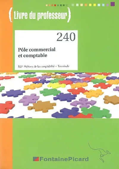 Pôle commercial et comptable, BEP métiers de la comptabilité, terminale : livre du professeur