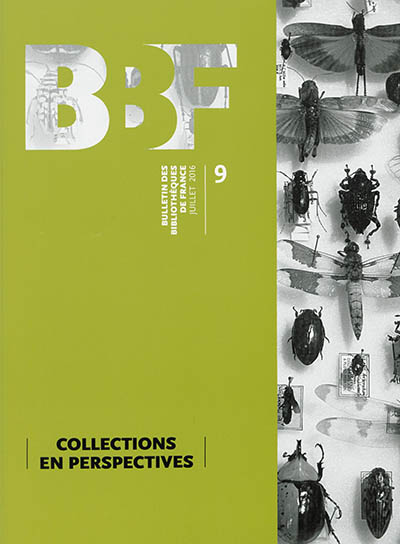 Bulletin des bibliothèques de France, n° 9. Collections en perspectives