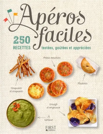 Apéros faciles : 250 recettes testées, goûtées et appréciées