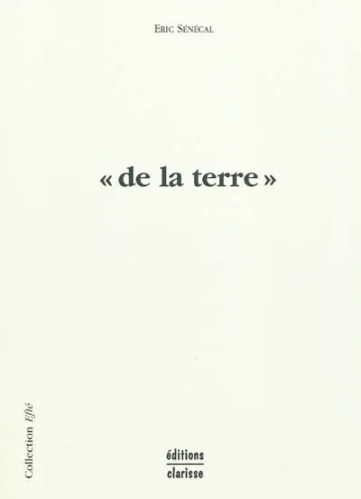 De la terre