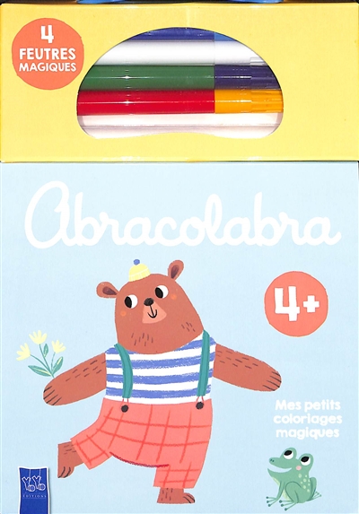 Abracolabra 4+ : mes petits coloriages magiques : l'ours